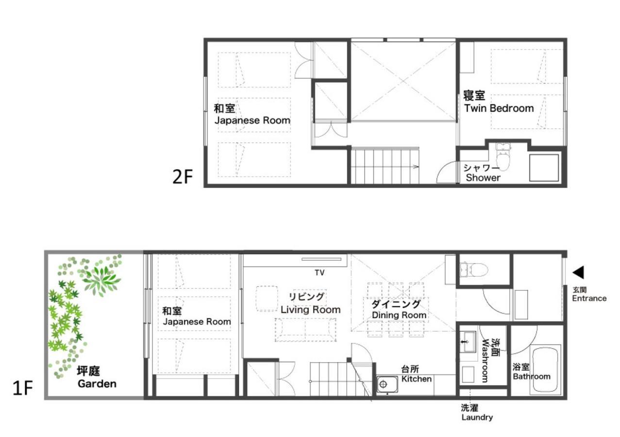 Shimabara Kaiden Machiya House Villa Kyoto Buitenkant foto